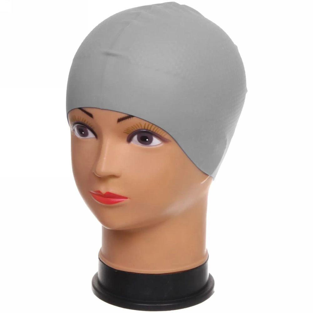 Шапочка для плавания силиконовая SCP02 (микс цветов)