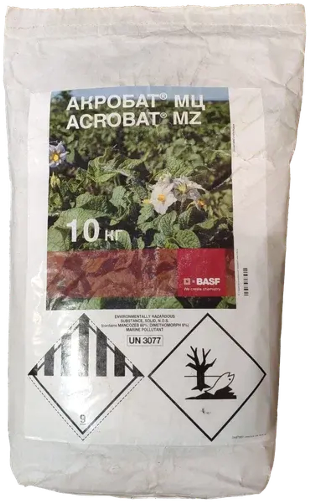 Фунгицид Акробат Мц, ВДГ (600+90 г/кг)