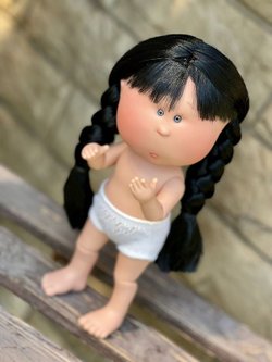 Кукла Nines виниловая 30см MIA BLACK шарнирная без одежды (1237W)