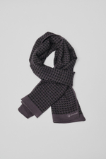 Шерстяной палантин SOROKONOZHKA ANTHRACITE 70×200