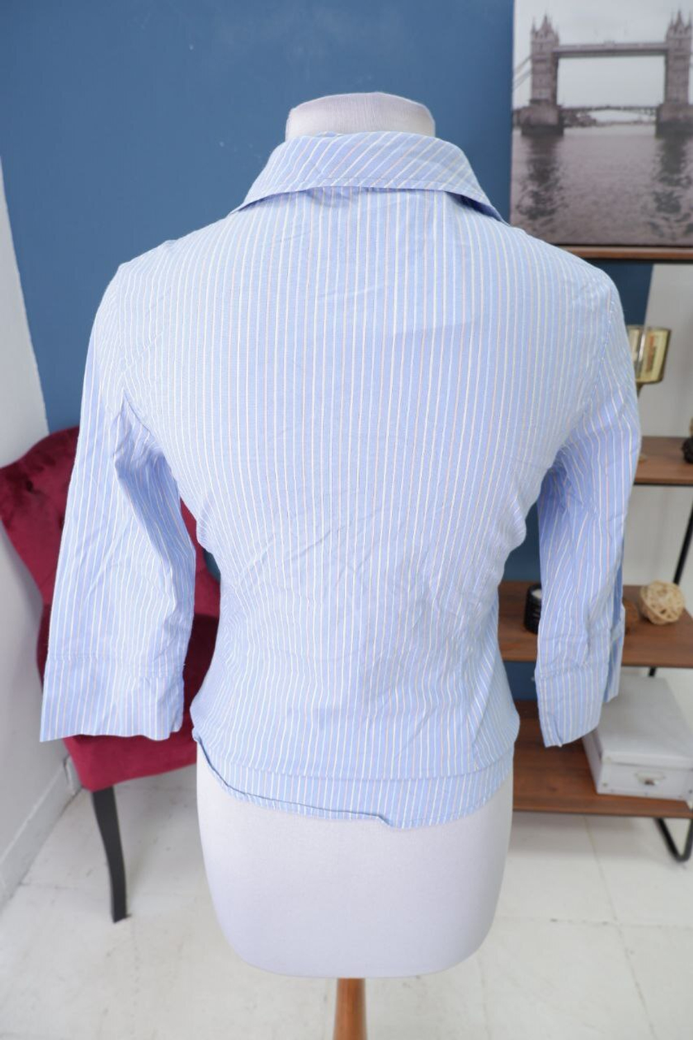 Рубашка Fresco в полоску 42 размер