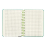 Блокнот детский Basir на резинке, формат А6, серия "Зимняя мята", переплет 7БЦ, 14.5*10.5 см, 60 листов, ассорти