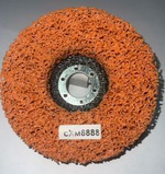 Диск зачисной коралловый для УШМ Ø 125 х 14мм, оранжевый StepAr