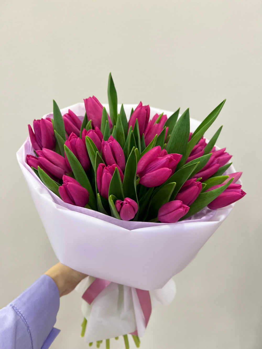 Букет фуксия 25