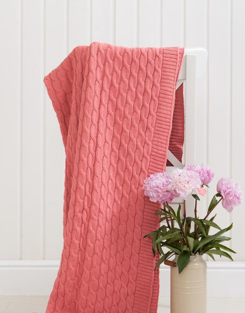 Элитный плед-покрывало Imperio 22 коралловый от Luxberry