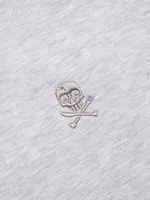 Худи Hardlunch Logo меланж серый