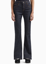 Женские джинсы Emporio Armani J47 Slim Fit из мерсеризованного денима