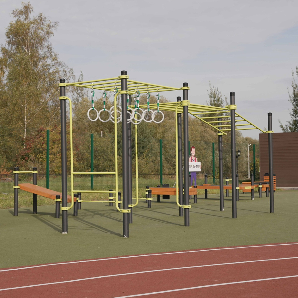 W208 Воркаут Наклонная скамья для упражнений на пресс ZAVODSPORTA