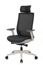 Кресло Riva Форум CH-312A-BS Белый пластик/Серый