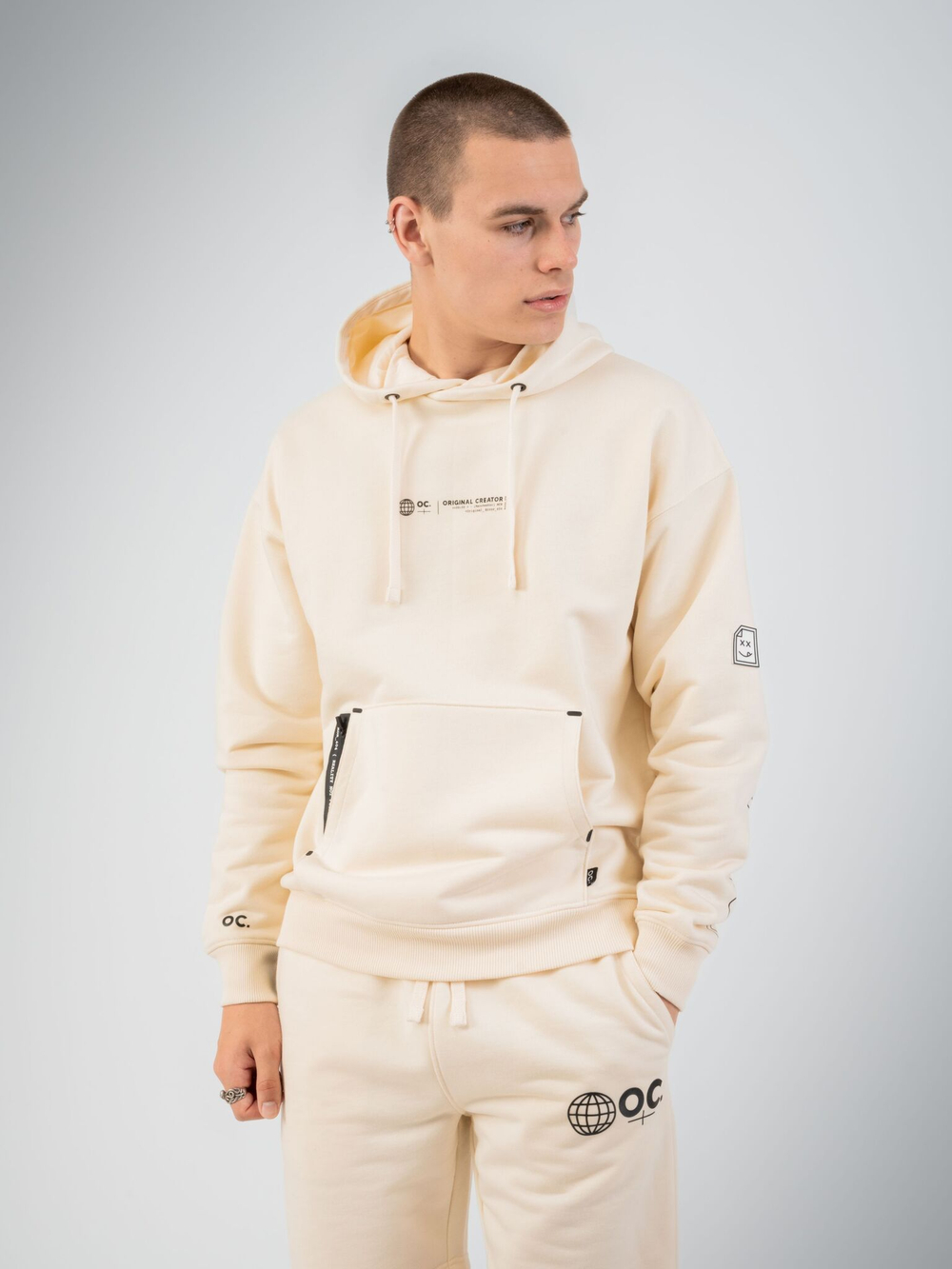 Худи мужское ORIGINAL CREATOR METAVERSE HOODIE, Молочный
