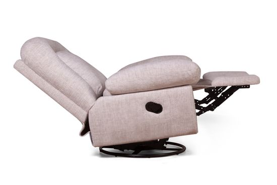 Кресло-реклайнер Клим, с функцией глайдера и вращением на 360 гр.
