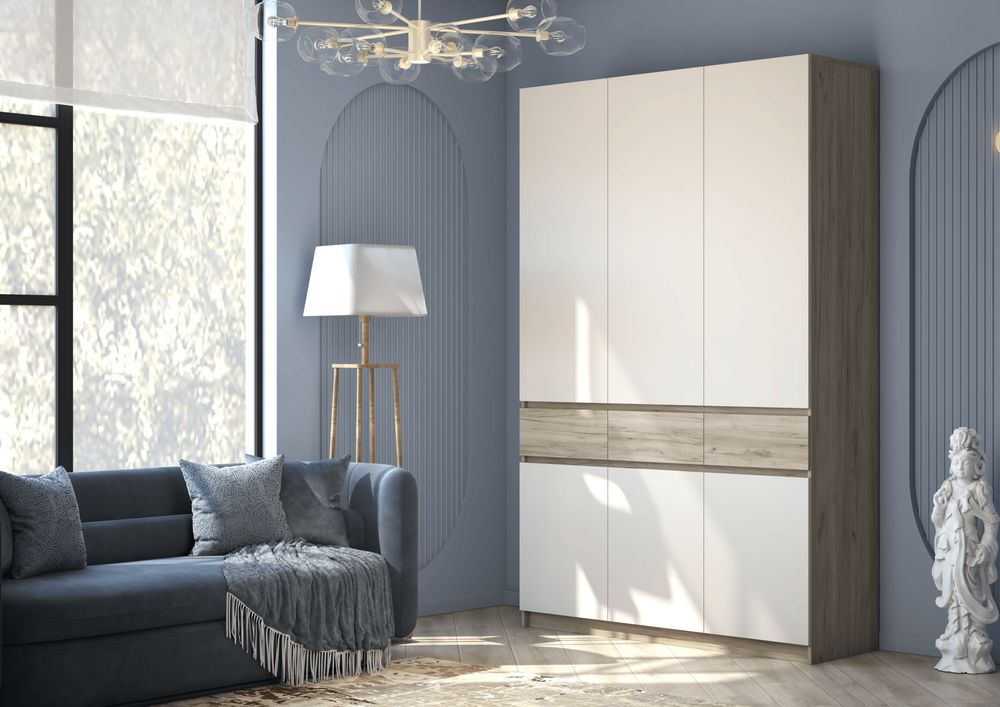 Бостон Шкаф 3-ств.ШК-002 ЛДСП