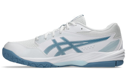 Мужские кроссовки для бадминтона/сквоша Asics Gel-Task 4 - white/saba blue