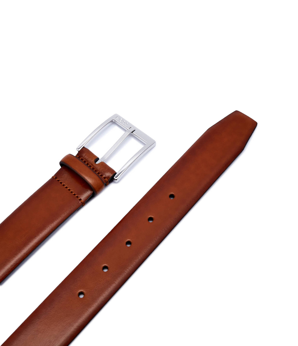 Кожаный ремень BOSS BLACK - янтарный(50482241)