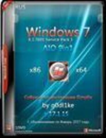 Windows 7 SP1 х86/x64 by g0dl1ke 17.1.15 [2017, RUS]