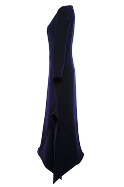 Платье цельнокройное чёрное 17-18FW