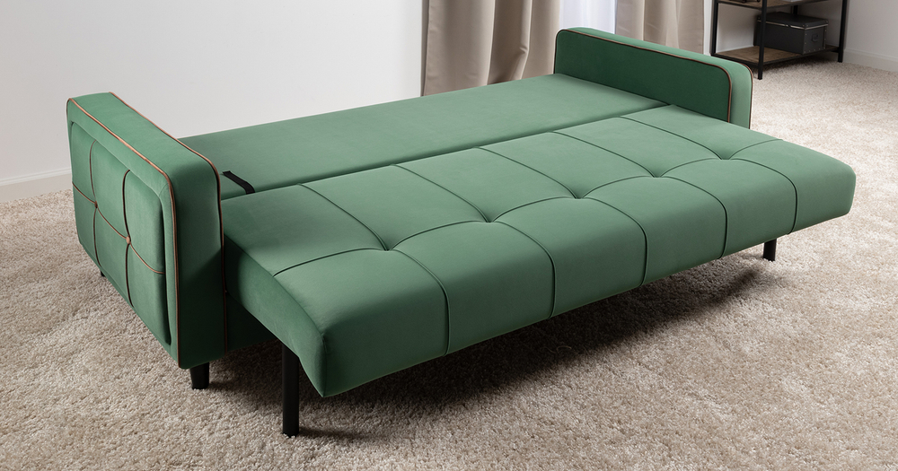 Диван кровать Черри, Зеленый