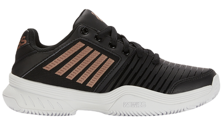 Женские теннисные кроссовки K-Swiss Court Express HB - black/white/rose gold