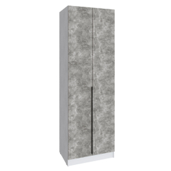 Шкаф Мадрид (0,75) без зеркала белый/ателье светлое