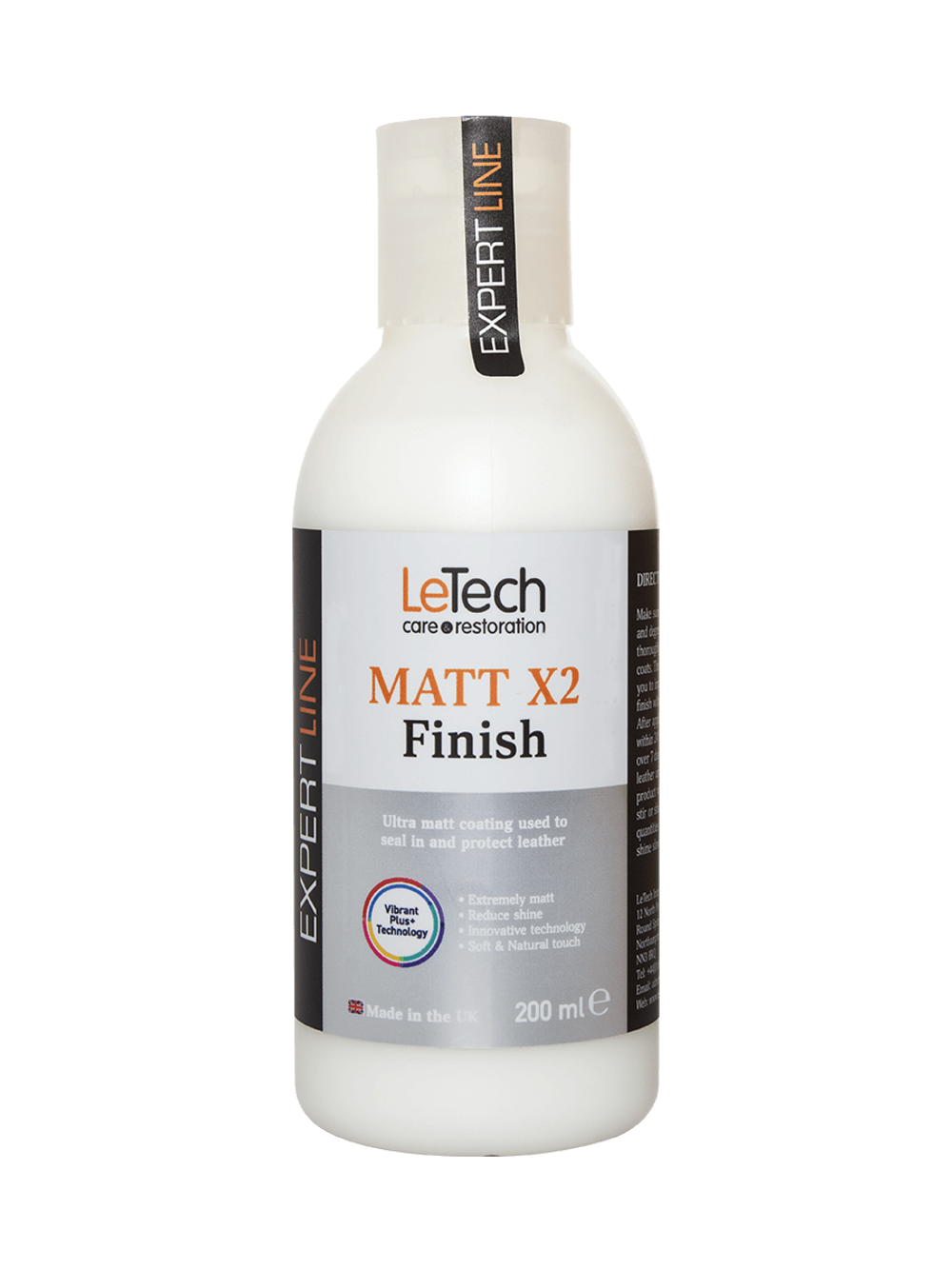 LeTech Expert Line Гиперматовое покрытие HyperMatt+SoftTouch (MATT X2 Finish) 200мл