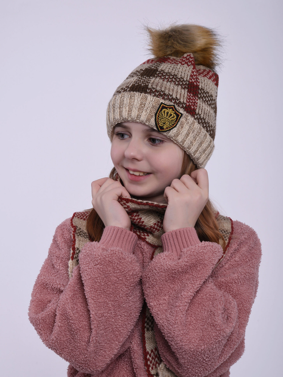 Комплект детский (Шапка+Шарф)