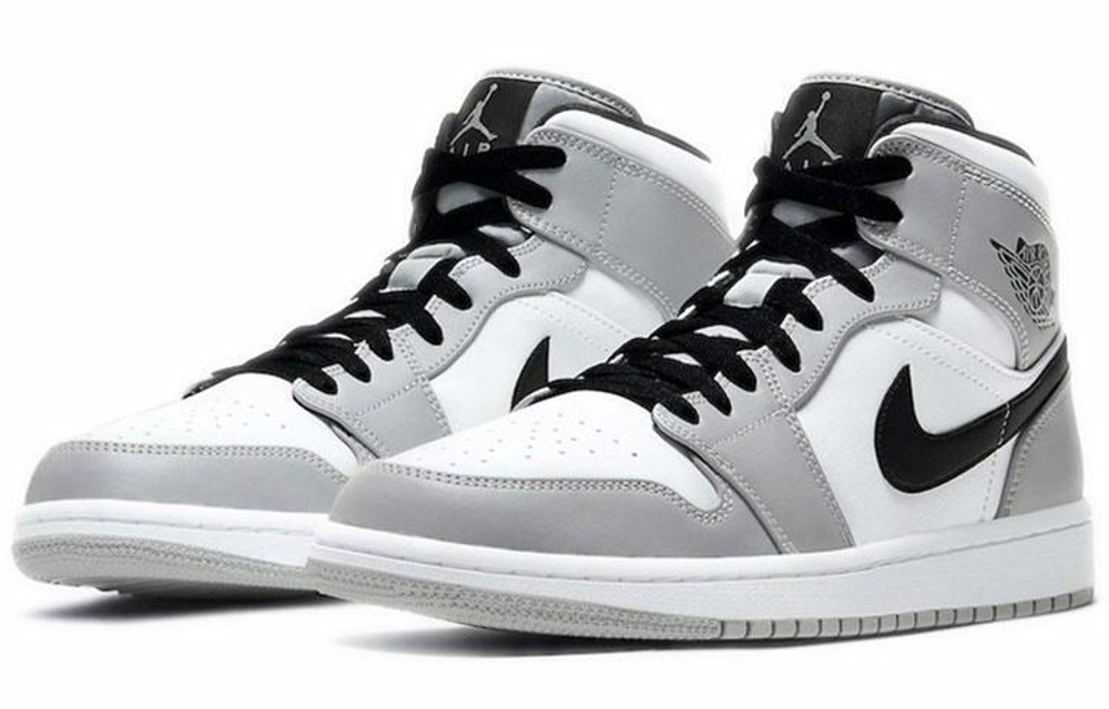 Кроссовки Jordan Air Jordan 1 Mid 'Light Smoke Grey' 'Dior'