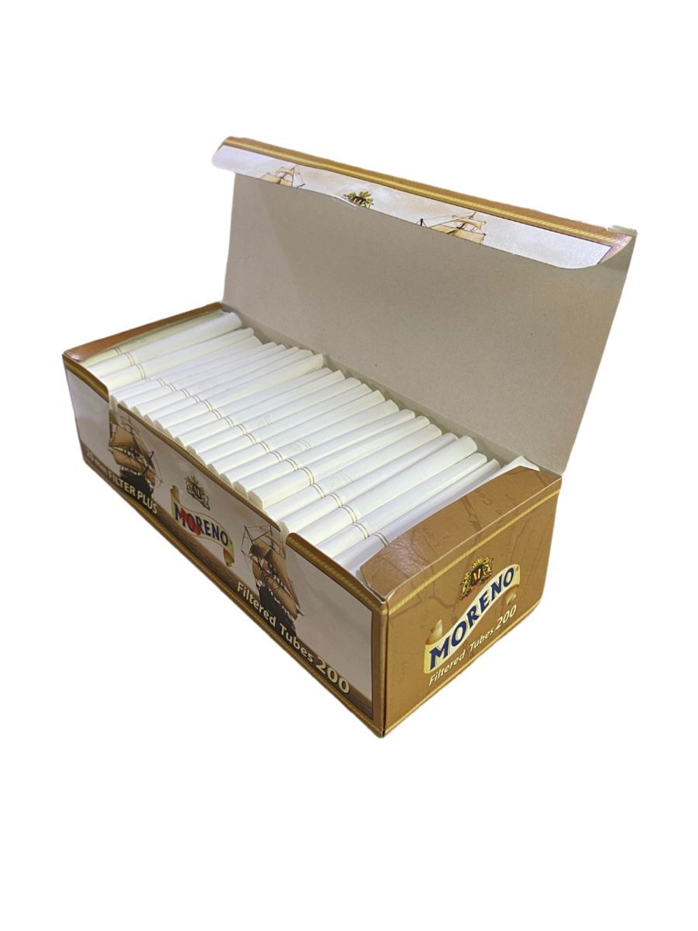 Гильзы для сигарет "Moreno" Plus 20мм 5х200шт (Комплект)
