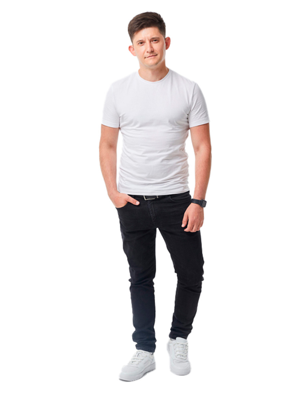 Кроссовки мужские AMPAR TOR на шнуровке, белый, 41