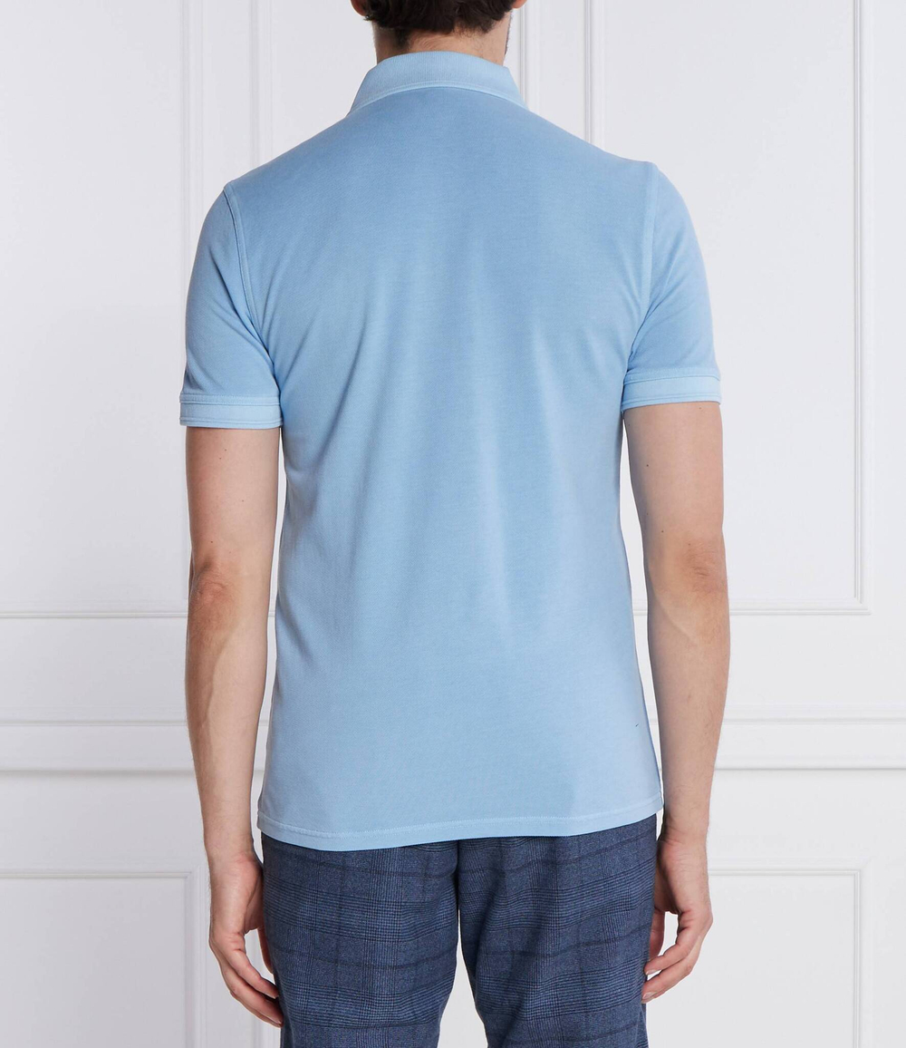 Поло Prime BOSS ORANGE - голубой(50468576)