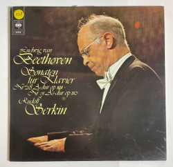 Винтажная виниловая пластинка LP Rudolf Serkin, L. V.Beethoven, Бетховен Sonaten Fur Klavier Nr.28 A-Dur op. 101 (Germany 1975)
