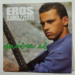 Винтажная виниловая пластинка LP Eros Ramazzotti Muгsica Es (Spain 1988)
