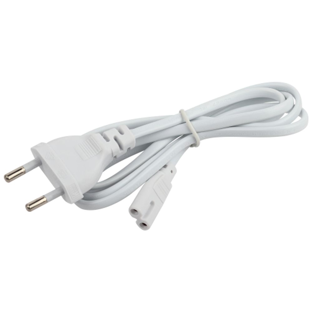 Сетевой шнур ЭРА LLED-А-CABLE-1m-W для светильников LLED-01/LLED-02/LLED-01-Х-E, длина 1 м с вилкой