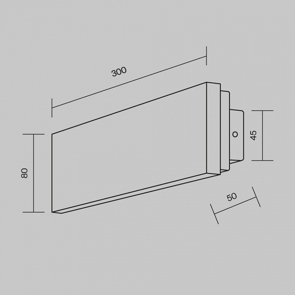 Накладной светильник Maytoni Basic Texture MOD461WL-L8BGK