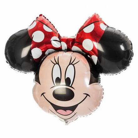 Фигура Минни Маус навсегда! Голова / Minnie Mouse Forever P38 / 1 шт /, Фольгированный шар. З2