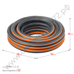 GRINDA ULTRA 6, 1/2″, 25 м, 30 атм, шестислойный, двойное армирование, поливочный шланг, PROLine (429009-1/2-25)