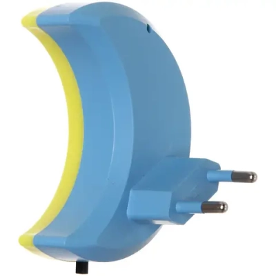 Ночник-светильник «Месяц» 8,5*4см 4LED 2W 220V, Желтый