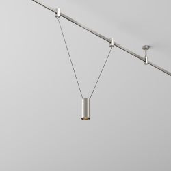 Трековый однофазный магнитный светодиодный светильник Maytoni Flarity   TR157-1-12W3K-PT