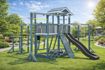 Детская площадка Савушка "Семейная" (Индиго)