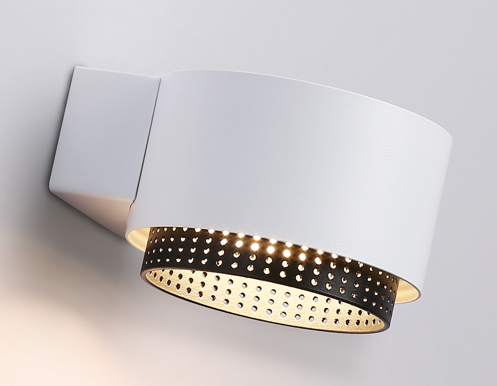 Светильник настенный TN71296 WH/BK белый/черный GX53 max 12W 95*62*120