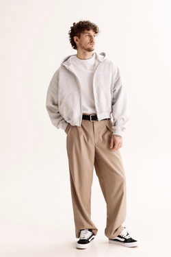 ZIP-HOODIE SDW Uniform - Grey Melange