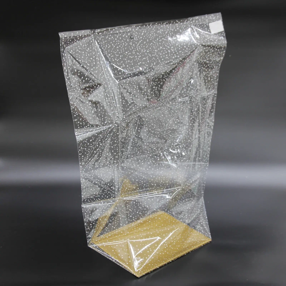 Пакет на жестком дне, рисунок «мошка» (дно 28*22; выс.69см)