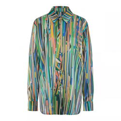 Рубашка женская с узором полоски Mollen