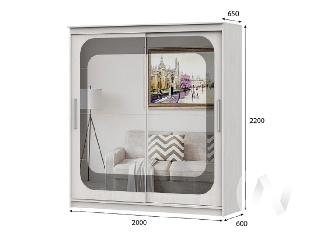 Шкаф-купе №19 2,0 Инфинити Серия 3