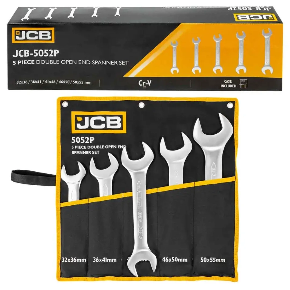 Набор ключей рожковых 5пр. JCB JCB-5052P