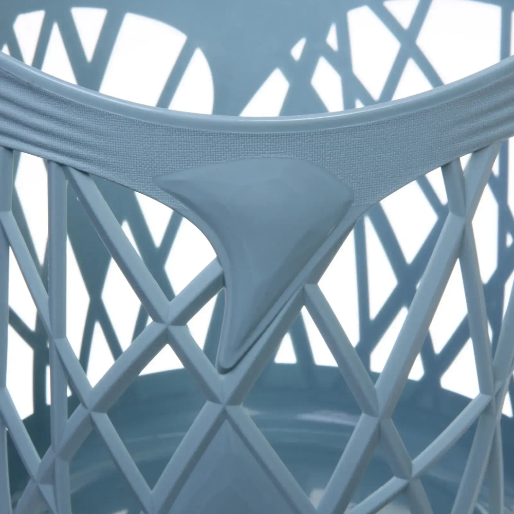 Корзинка для хранения «БРИЗБО», цвет пудрово - голубой, 31*30.5*28.5см