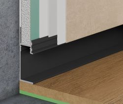 Теневой плинтус скрытого монтажа Pro Design 7210 черный, 2700x17,5x48,5 мм