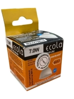 Светодиодная LED лампа MR16 Ecola 7W GU5.3 нейтр 5шт