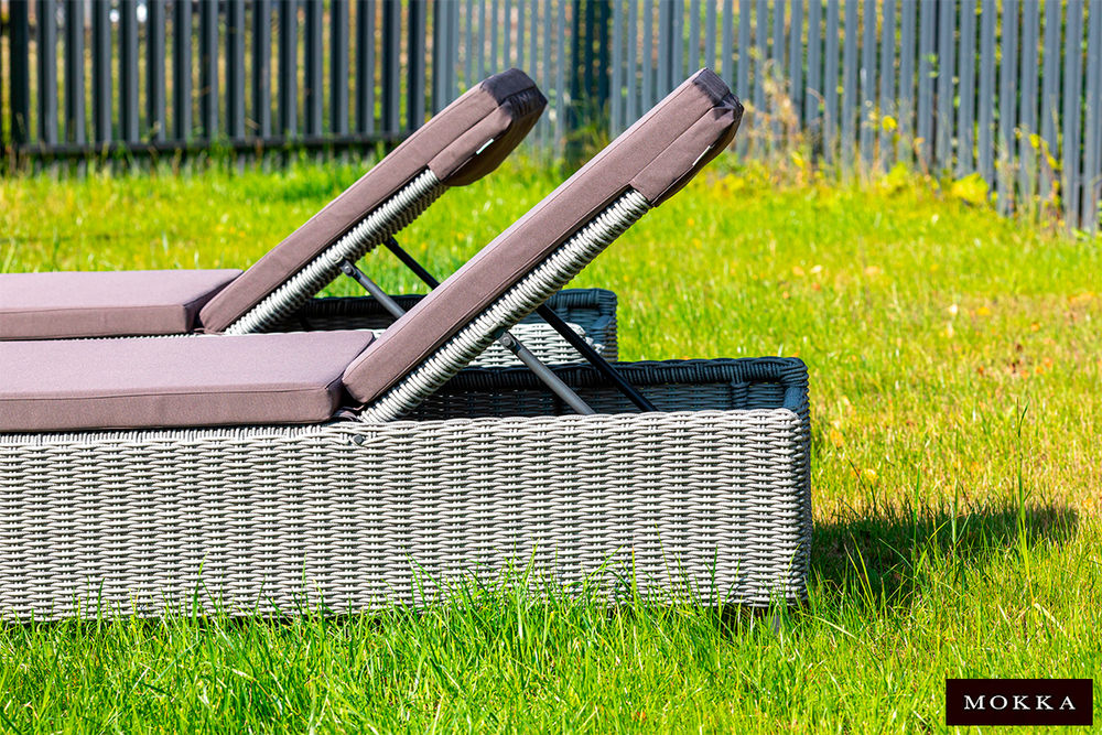 MOKKA BELLA Шезлонг, цвет серый