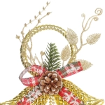 Украшение новогоднее «Весёлый звон» 16*36 см, Золото