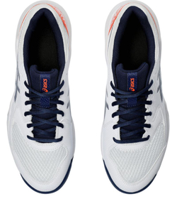 Мужские кроссовки теннисные Asics Gel-Dedicate 8 - white/blue expanse